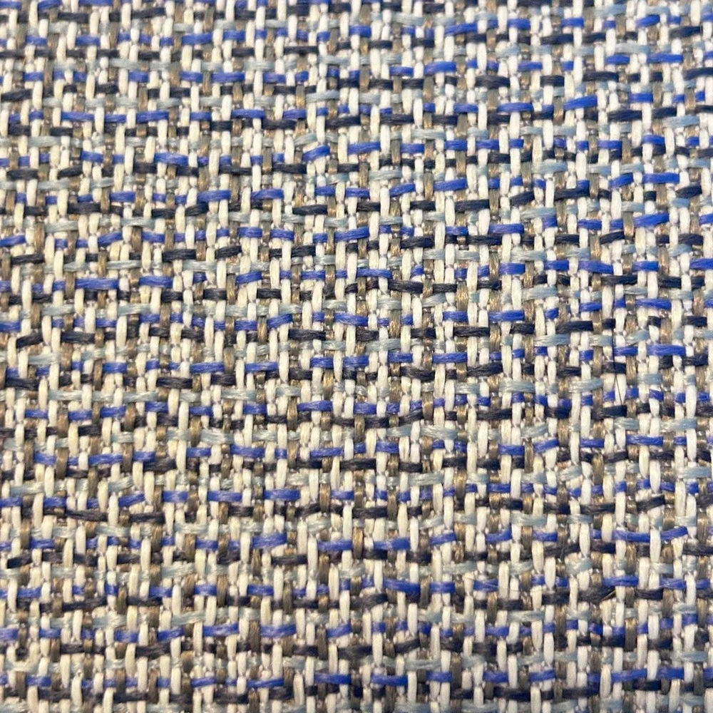 Caldeira Textured Weave Throw Pillow 19 Inch Square Accent Cushion Made in UK